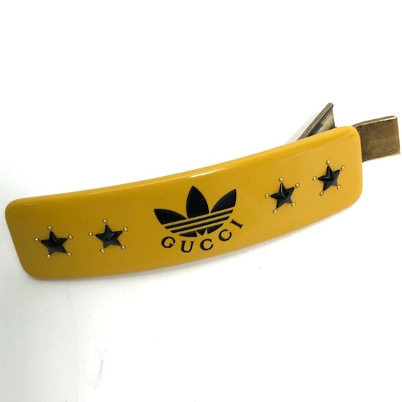 Gucci 702940 hair accessory Barrette Valletta yellow - Picture 1 of 9